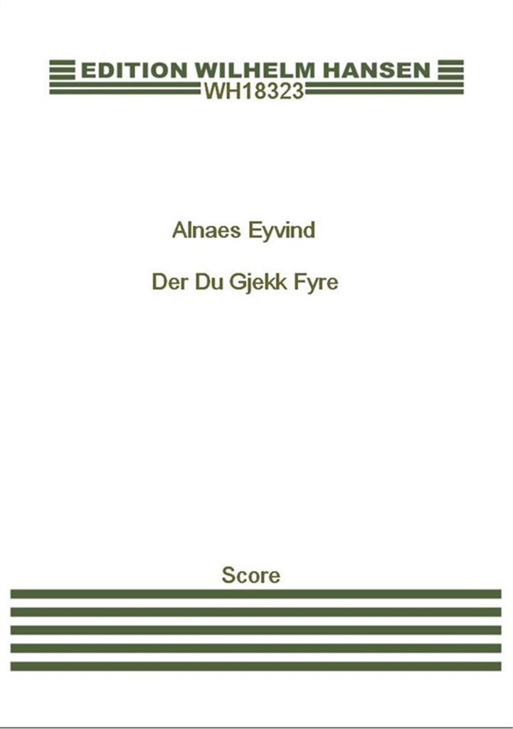 Eyvind Alnaes: 3 Sange Op. 17